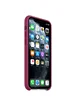 Чехол Silicone case (AAA) для Apple iPhone 11 Pro Max (6.5") Малиновый / Pomegranate
