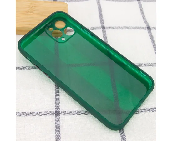 Чехол TPU Glossy Line Full Camera для Apple iPhone 11 Pro Max (6.5") Зеленый