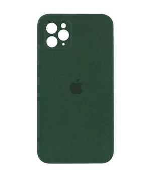 Чохол Silicone Case Square Full Camera Protective (AA) для Apple iPhone 11 Pro Max (6.5") Зелений / Cyprus Green