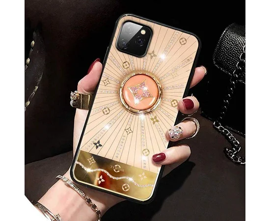 TPU+Glass чехол TYBOMB Shinig Line для Apple iPhone 11 Pro Max (6.5") pink