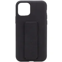 Чехол Silicone Case Hand Holder для Apple iPhone 11 Pro Max (6.5") Черный / Black