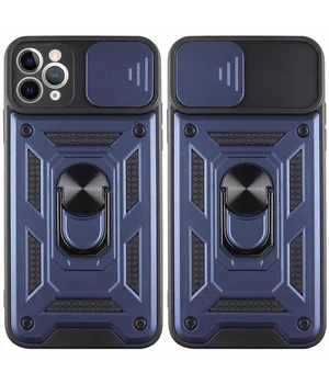 Чехол Ummi Camshield Serge Ring для Apple iPhone 11 Pro Max (6.5") Синий