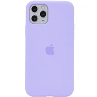 Чехол Silicone Case Full Protective (AA) для Apple iPhone 11 Pro Max (6.5") Сиреневый / Dasheen