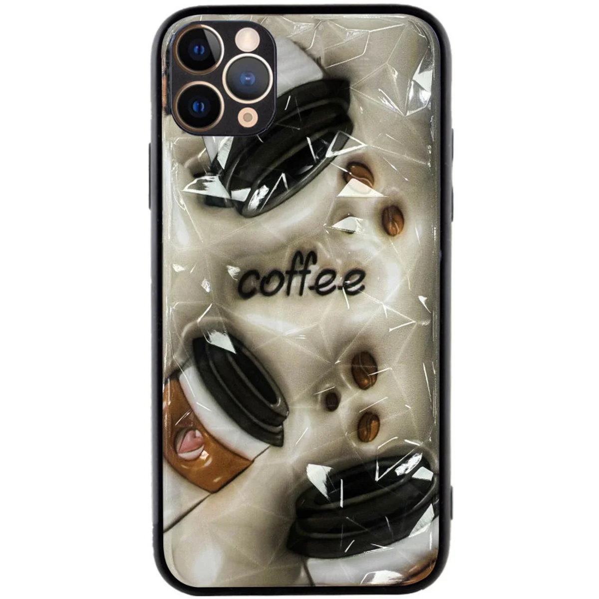 TPU+PC чехол Prisma Plushie для Apple iPhone 11 Pro Max (6.5") Coffee