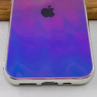 TPU + Glass чохол Gradient Rainbow з лого для Apple iPhone 11 Pro Max (6.5 ") Зелений