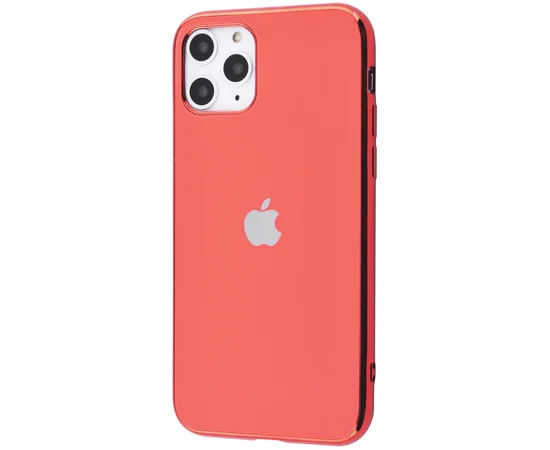 TPU чехол Matte LOGO для Apple iPhone 11 Pro Max (6.5") Розовый  / Coral