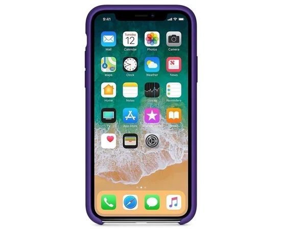 Чехол Silicone case (A) для Apple iPhone 11 Pro Max (6.5") Фиолетовый / Ultra Violet