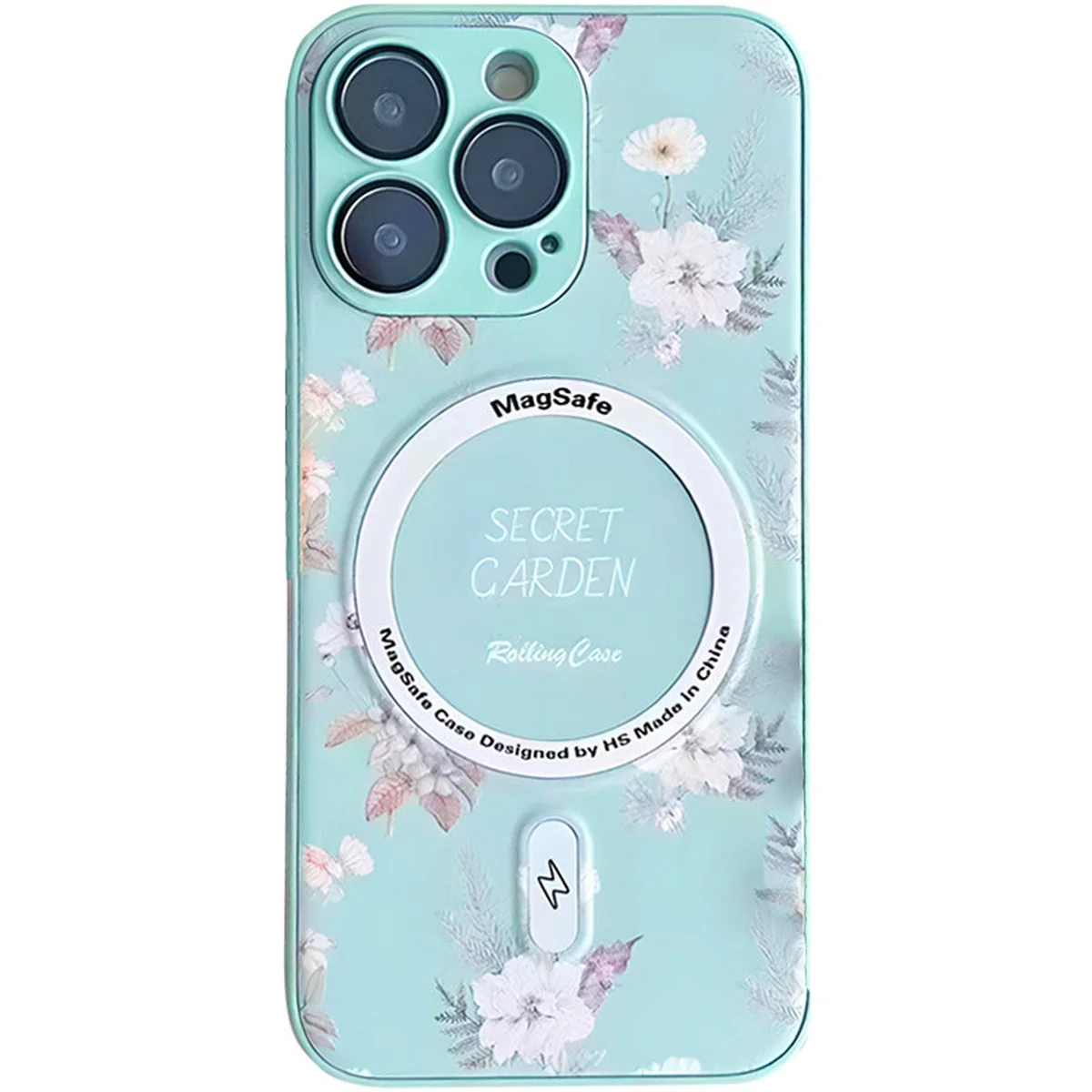 TPU+PC чохол Secret Garden with MagSafe для Apple iPhone 11 Pro Max (6.5") Mint