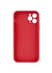 Силіконовий чохол Candy Full Camera для Apple iPhone 11 Pro Max (6.5 ") Червоний / Camellia