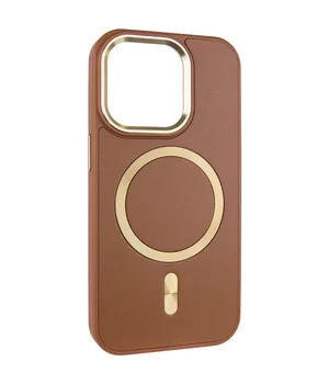 Кожаный чехол SnapCase with MagSafe для Apple iPhone 11 Pro Max (6.5") Brown