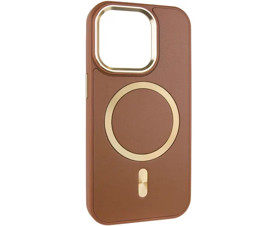 Шкіряний чохол SnapCase with MagSafe для Apple iPhone 11 Pro Max (6.5") Brown