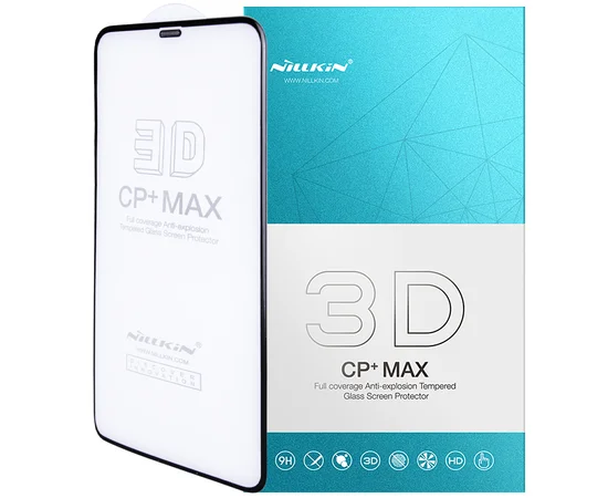 Защитное стекло Nillkin (CP+ max 3D) для Apple iPhone 11 Pro Max (6.5") / XS Max (6.5") Черный