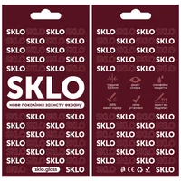 Защитное стекло SKLO 3D (full glue) для Apple iPhone 11 Pro Max / XS Max (6.5") Черный