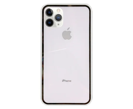Прозрачный TPU+PC чехол Epic с цветным бампером для Apple iPhone 11 Pro Max (6.5") Белый