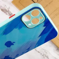 Чехол TPU+Glass Impasto abstract для Apple iPhone 11 Pro Max (6.5") Blue