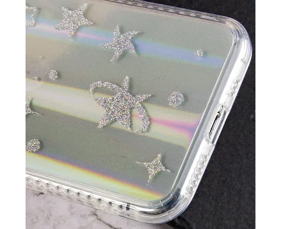 TPU + Glass чохол Aurora Space для Apple iPhone 11 Pro Max (6.5 ") Зірки