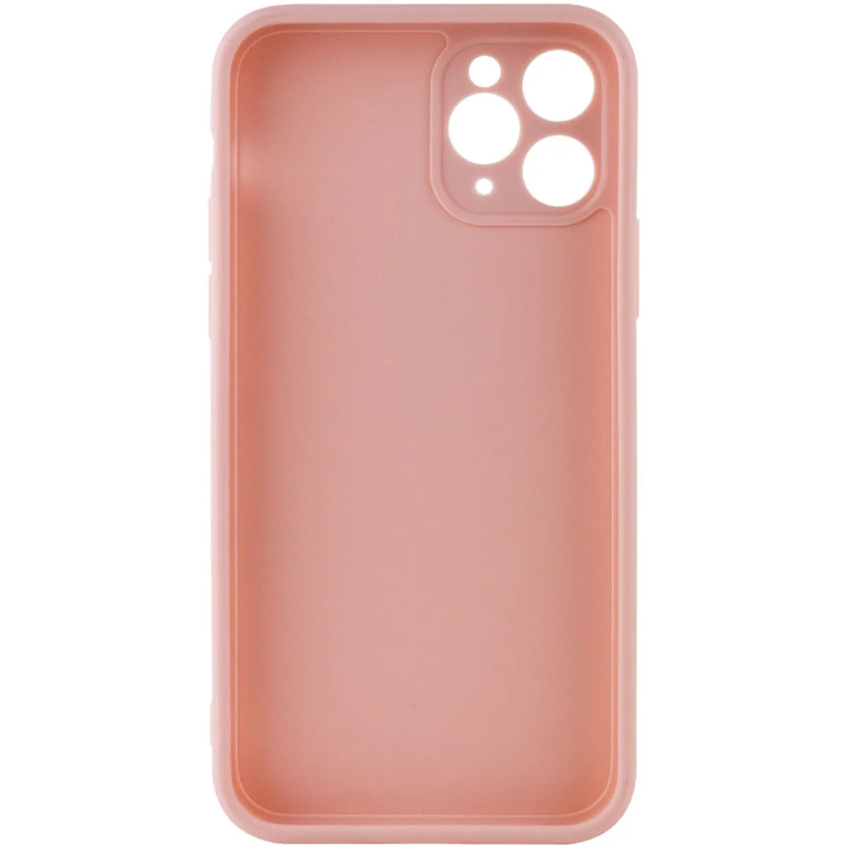 Силиконовый чехол Candy Full Camera для Apple iPhone 11 Pro Max (6.5") Розовый / Pink Sand