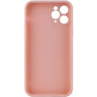 Силиконовый чехол Candy Full Camera для Apple iPhone 11 Pro Max (6.5") Розовый / Pink Sand