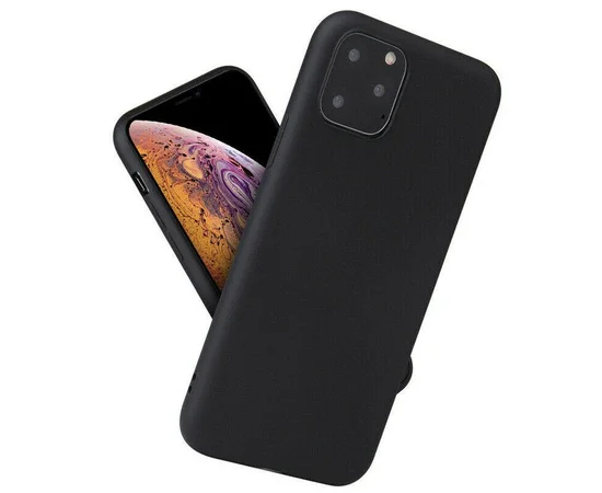 Силиконовый чехол Epic матовый soft-touch для Apple iPhone 11 Pro Max (6.5") Черный