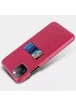 Кожаная накладка G-Case Cardcool Series для Apple iPhone 11 Pro Max (6.5") Красный