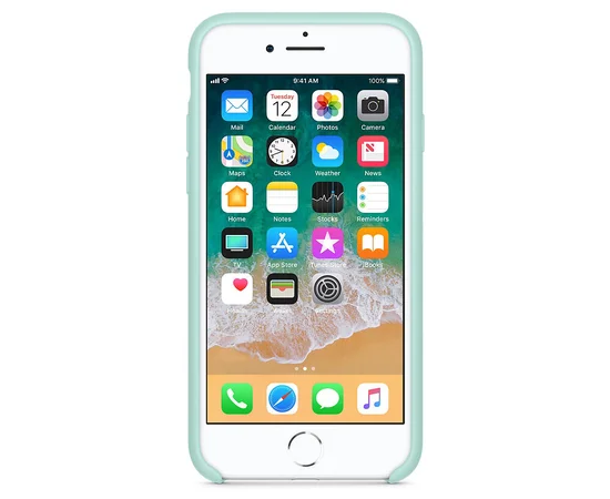 Силиконовый чехол Soft cover для Apple iPhone 11 Pro Max (6.5") Голубой / Marine Green