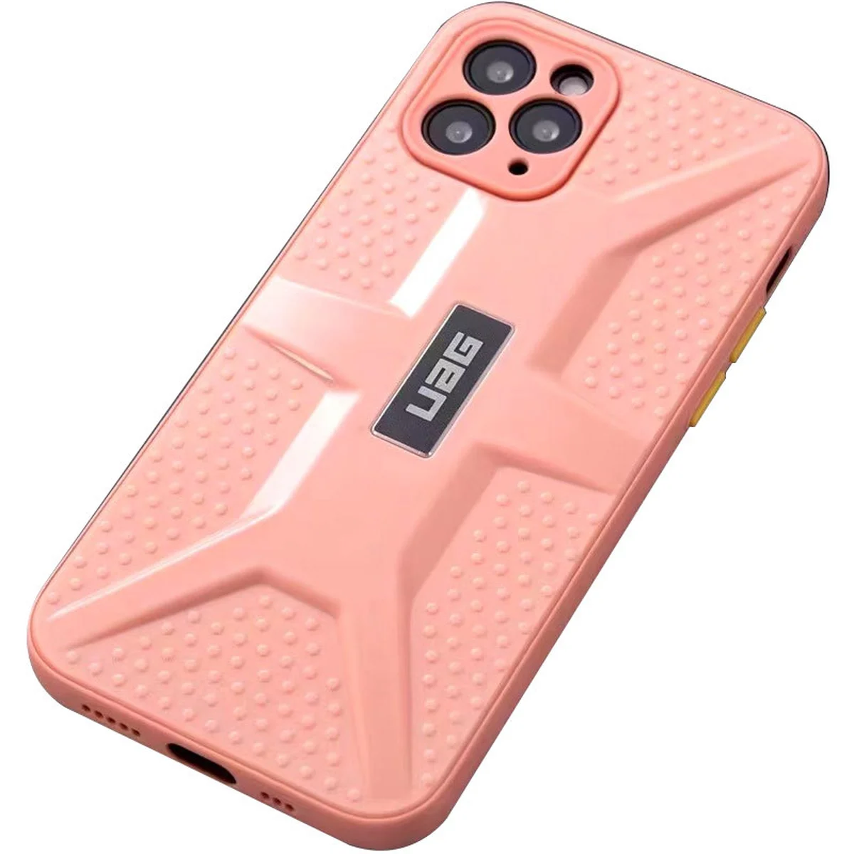 Чехол TPU+PC UAG для Apple iPhone 11 Pro Max (6.5") Розовый