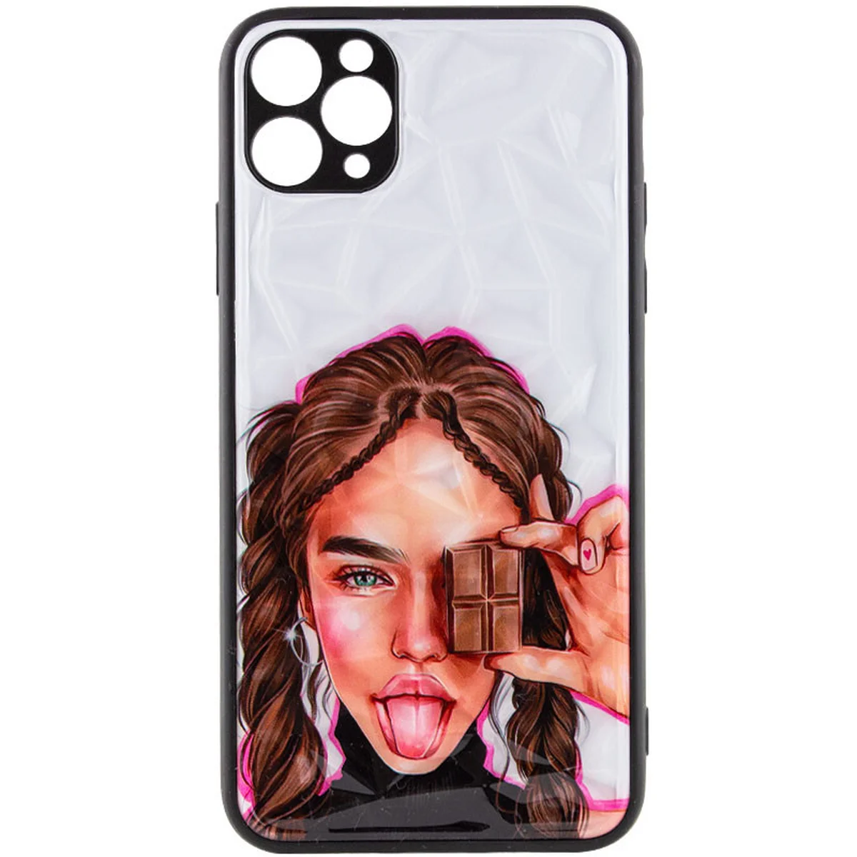 TPU+PC чехол Prisma Ladies для Apple iPhone 11 Pro Max (6.5") Chocolate