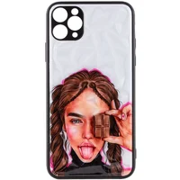 TPU+PC чехол Prisma Ladies для Apple iPhone 11 Pro Max (6.5") Chocolate