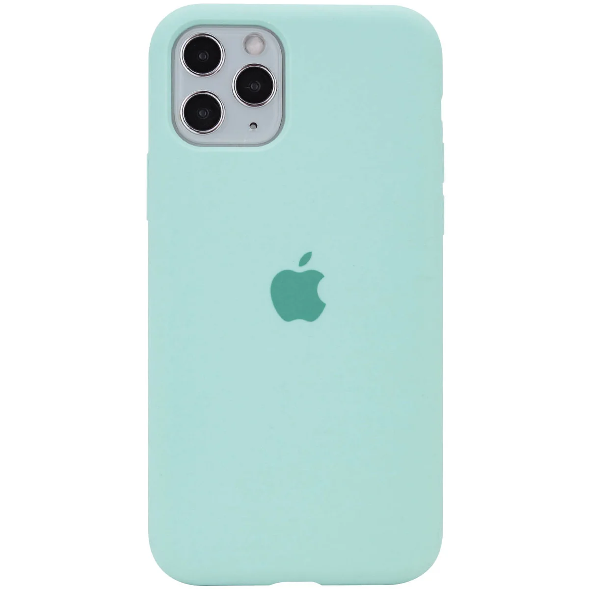 Чехол Silicone case (A) (с закрытым низом) для Apple iPhone 11 Pro Max (6.5") Бирюзовый / Turquoise