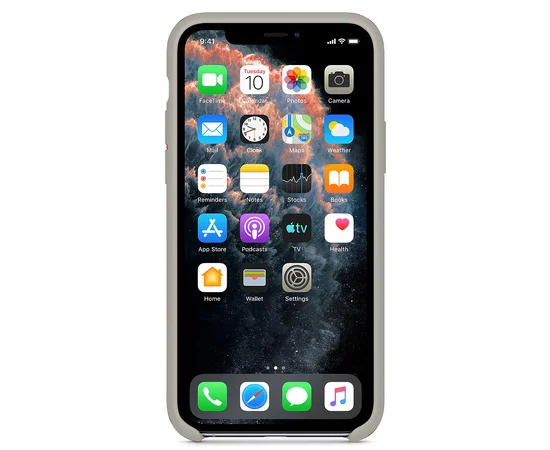 Силиконовый чехол Soft cover для Apple iPhone 11 Pro Max (6.5") Серый / Grey