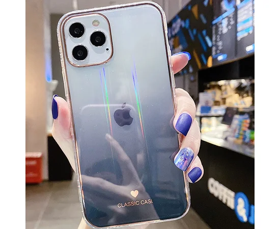 TPU+Glass чехол Aurora Classic для Apple iPhone 11 Pro Max (6.5") Черный
