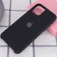 Чехол Silicone Case (AA) для Apple iPhone 11 Pro Max (6.5") Черный / Black