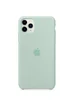 Чехол Silicone case (AAA) для Apple iPhone 11 Pro Max (6.5") Бирюзовый / Beryl