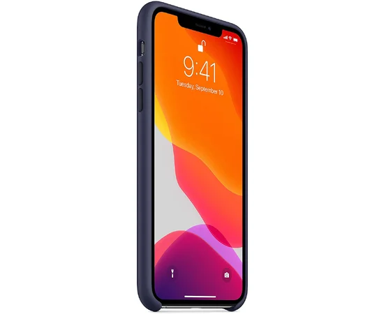Чехол Silicone case (AAA) для Apple iPhone 11 Pro Max (6.5") Синий / Midnight Blue