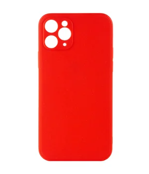 Силиконовый чехол Candy Full Camera для Apple iPhone 11 Pro Max (6.5") Красный / Red