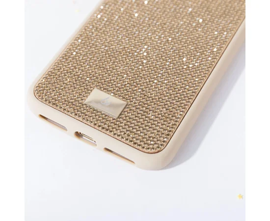 TPU чехол Bling World Grainy Diamonds для Apple iPhone 11 Pro Max (6.5") Золотой