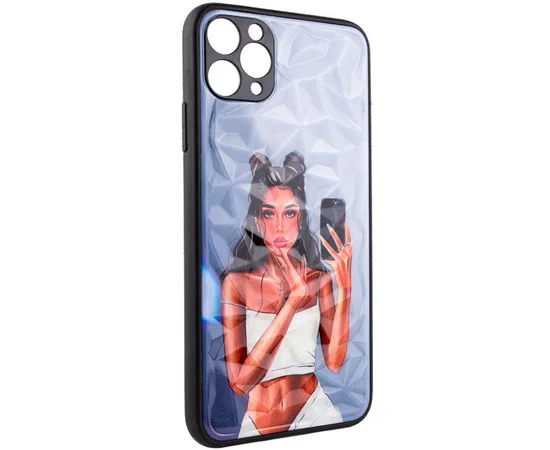 TPU+PC чехол Prisma Ladies для Apple iPhone 11 Pro Max (6.5") Black in White