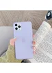 Силиконовый матовый полупрозрачный чехол для Apple iPhone 11 Pro Max (6.5") Фиолетовый / Purple