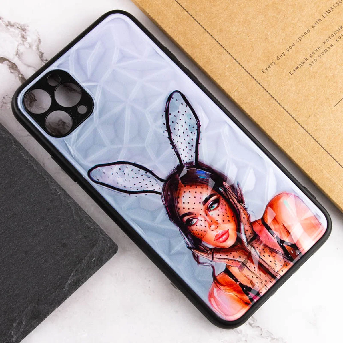 TPU+PC чехол Prisma Ladies для Apple iPhone 11 Pro Max (6.5") Rabbit