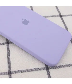 Чехол Silicone Case Square Full Camera Protective (AA) для Apple iPhone 11 Pro Max (6.5") Сиреневый / Dasheen