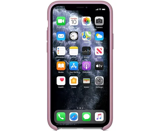Чехол Silicone Case (AA) для Apple iPhone 11 Pro Max (6.5") Лиловый / Lilac Pride