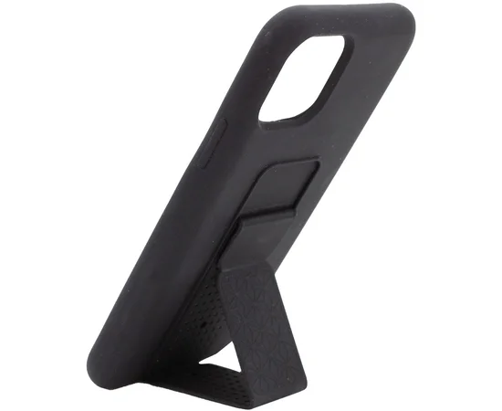 Чехол Silicone Case Hand Holder для Apple iPhone 11 Pro Max (6.5") Черный / Black