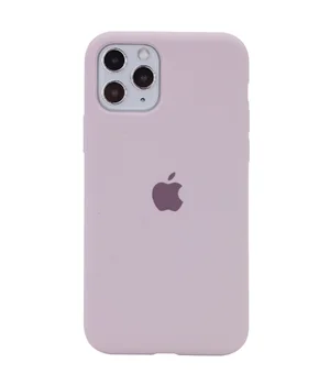 Чохол Silicone case (A) (з закритим низом) для Apple iPhone 11 Pro Max (6.5 ") Сірий / Lavender