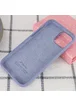 Чехол Silicone case (A) (с закрытым низом) для Apple iPhone 11 Pro Max (6.5") Серый / Lavender Gray