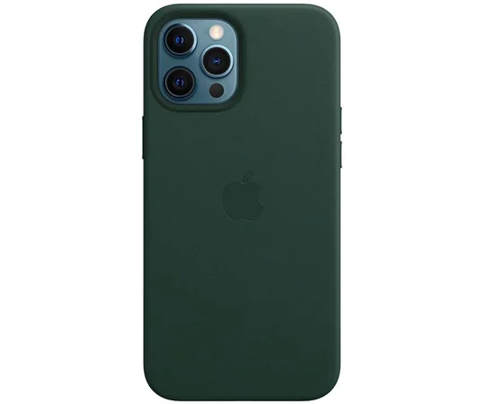 Кожаный чехол Leather Case (AAA) для Apple iPhone 11 Pro Max (6.5") Forest Green