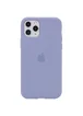Чехол Silicone case (A) (с закрытым низом) для Apple iPhone 11 Pro Max (6.5") Серый / Lavender Gray