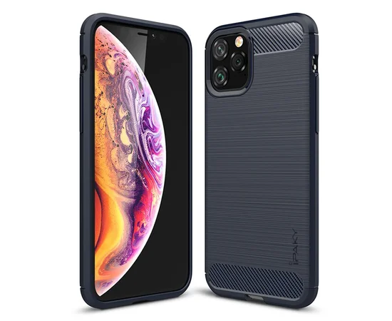 TPU чехол iPaky Slim Series для Apple iPhone 11 Pro Max (6.5") Синий