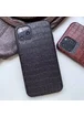 Кожаная накладка Epic Vivi Crocodile series для Apple iPhone 11 Pro Max (6.5") Черный
