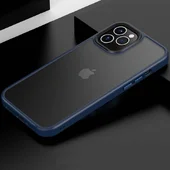 TPU+PC чехол Metal Buttons для Apple iPhone 11 Pro Max (6.5") Синий