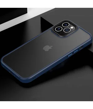 TPU+PC чехол Metal Buttons для Apple iPhone 11 Pro Max (6.5") Синий